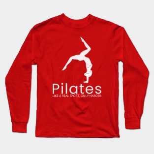 Pilates and Yoga Pink Long Sleeve T-Shirt